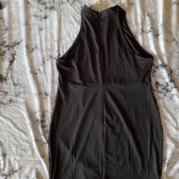 Black and Grey Cocktail Dress - Picture 2 of 2